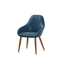 Modern  Navy Blue PU Leather  Furniture milano Dining Room Chair