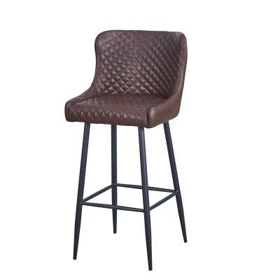 modern China manufacture PU leather metal frame  bar stool